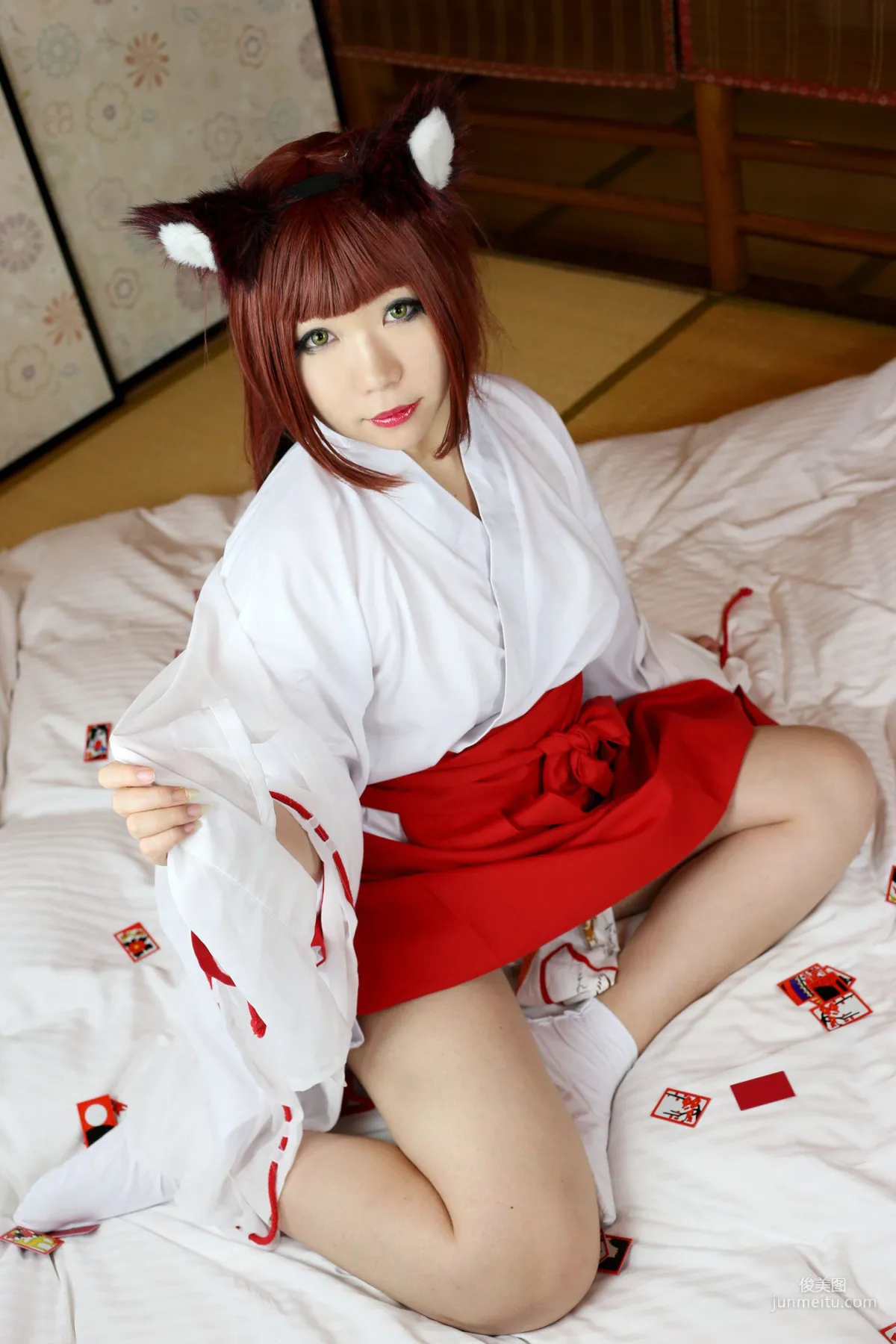 Higurashi Rin [Fox Club 2nd Generation Miko [Higurashi Kikaku] Photo Set photo 97
