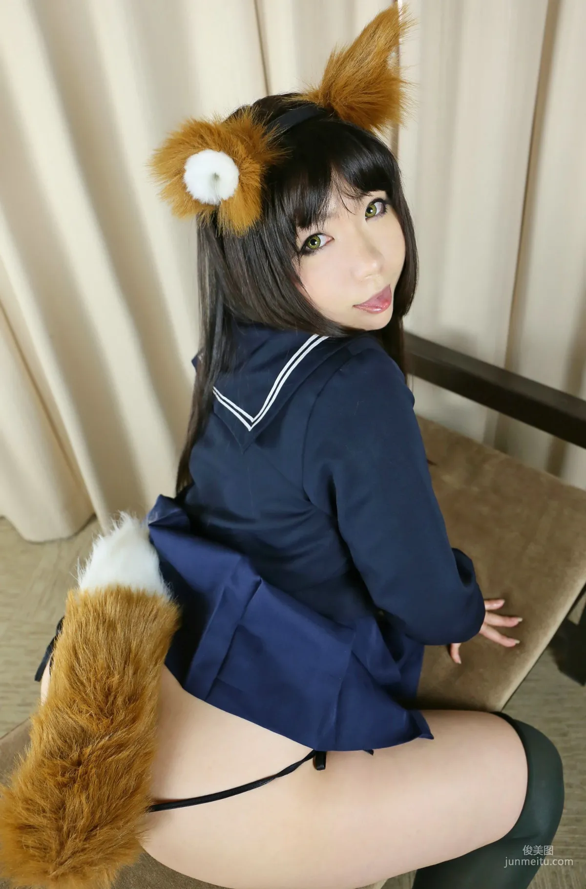 Higurashi Rin and Higurashi Ran, [Fox Club 2nd Generation School Girl] [Cosplay Collection] Photo Set photo 140