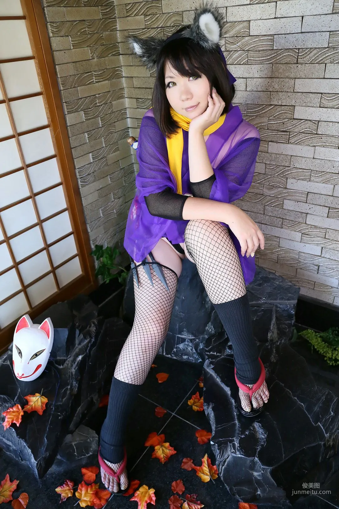 Higurashi Rin [Kitsune Fox Club 1st Generation] Female Ninja [Higurashi Project] Photo Set photo 57