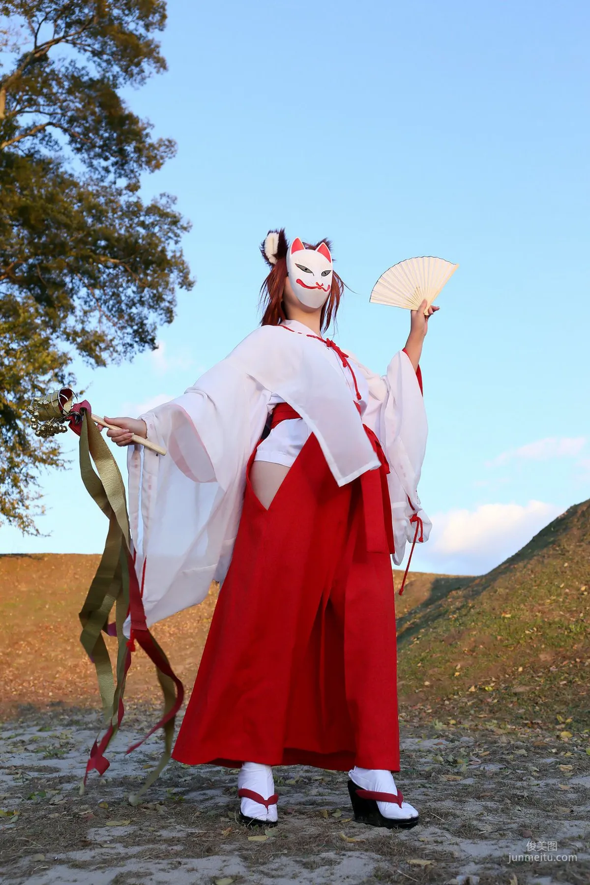 Higurashi Rin [Fox Club 2nd Generation Miko [Higurashi Kikaku] Photo Set photo 1