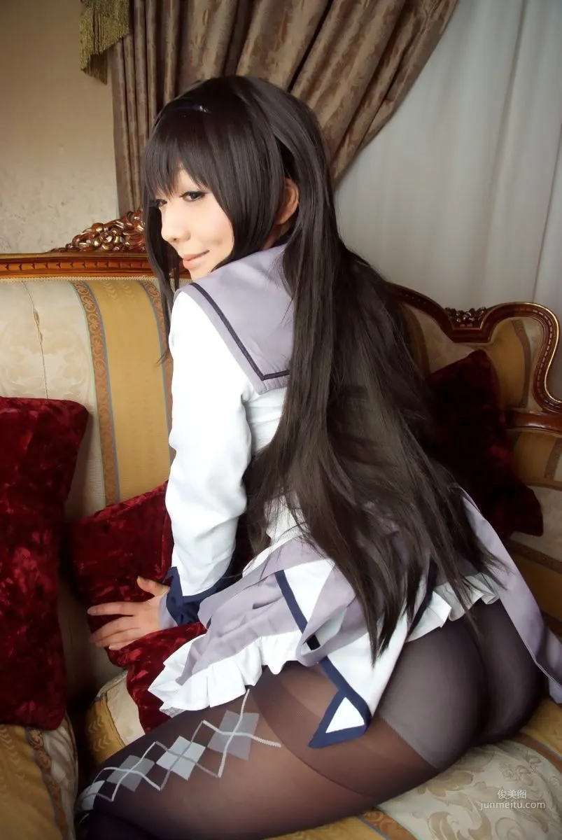 Misaki Hanamura Puella Magi Madoka Magica Akemi Homura [HONEY BUNNY] Photo Set photo 23