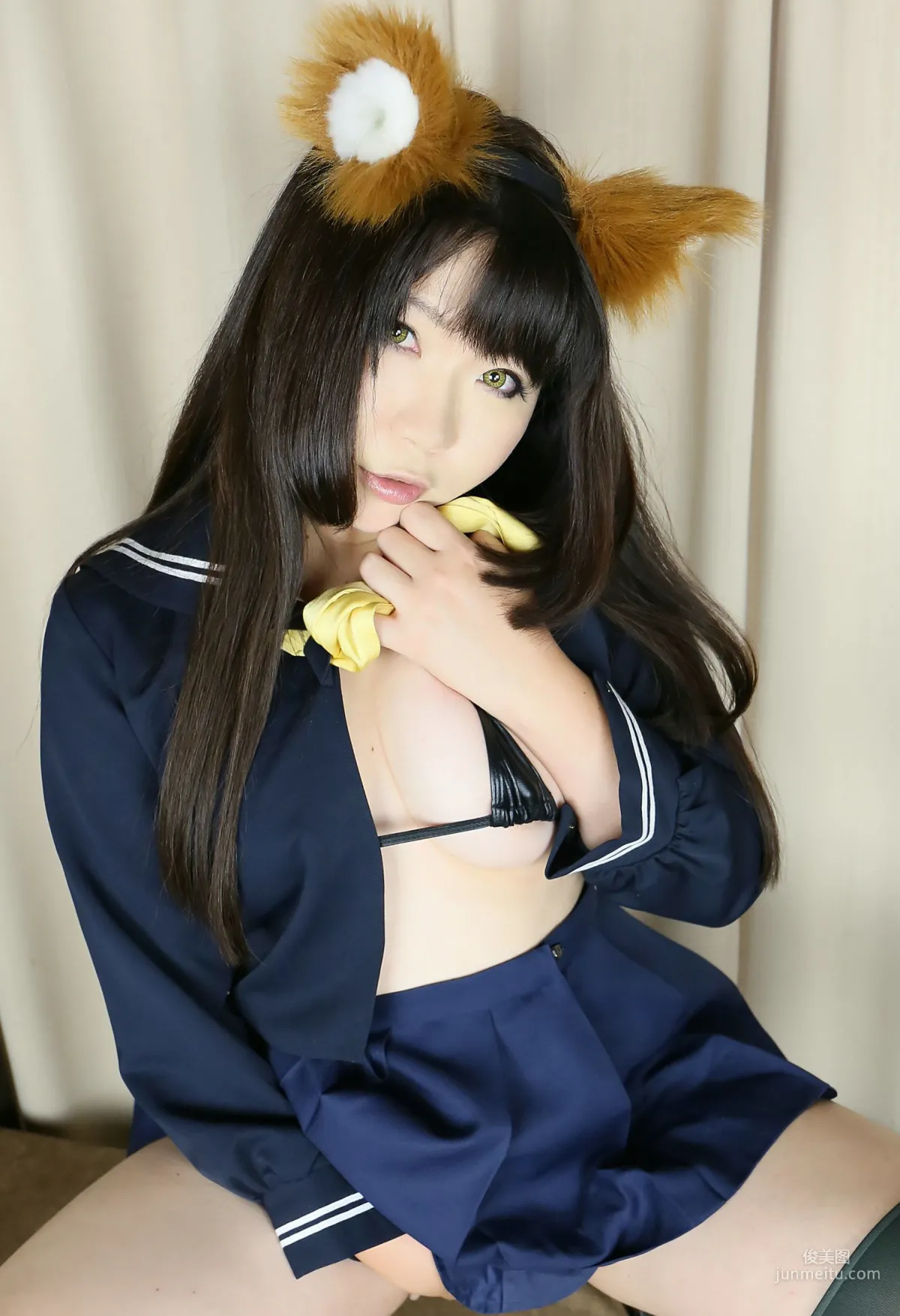 Higurashi Rin and Higurashi Ran, [Fox Club 2nd Generation School Girl] [Cosplay Collection] Photo Set photo 134
