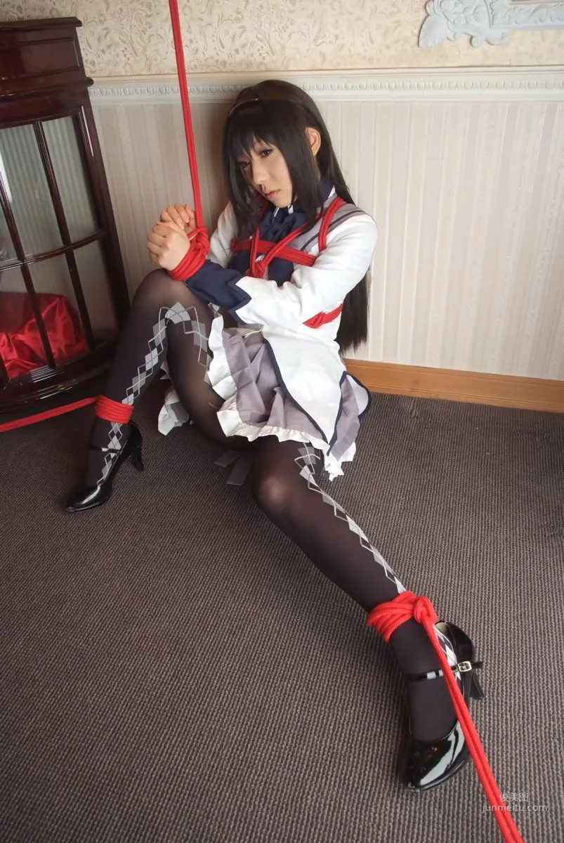 Misaki Hanamura Puella Magi Madoka Magica Akemi Homura [HONEY BUNNY] Photo Set photo 41
