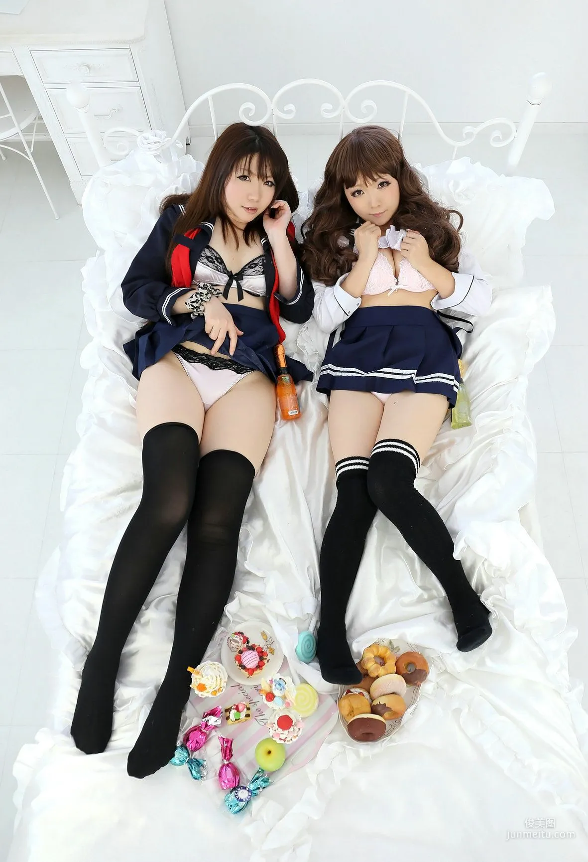 Higurashi Rin & Higurashi Ran [Sailor Osanpo -Shukketsu Dai Service] [Cosplay Collection] Photo Set photo 124