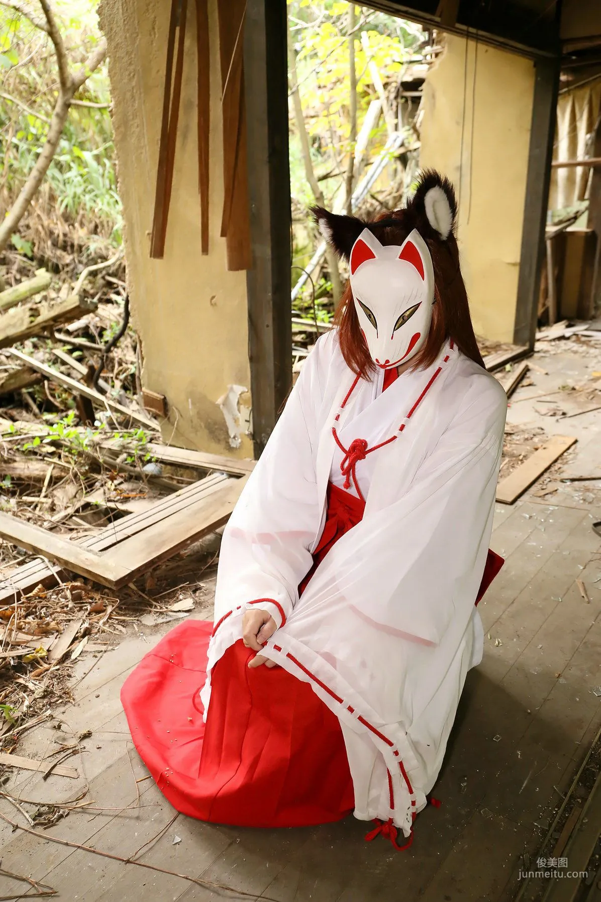 Higurashi Rin [Fox Club 2nd Generation Miko [Higurashi Kikaku] Photo Set photo 12