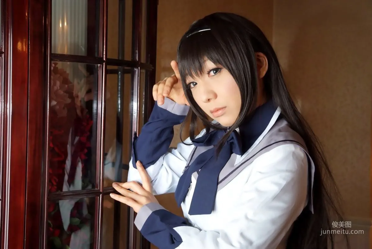 Misaki Hanamura Puella Magi Madoka Magica Akemi Homura [HONEY BUNNY] Photo Set photo 2