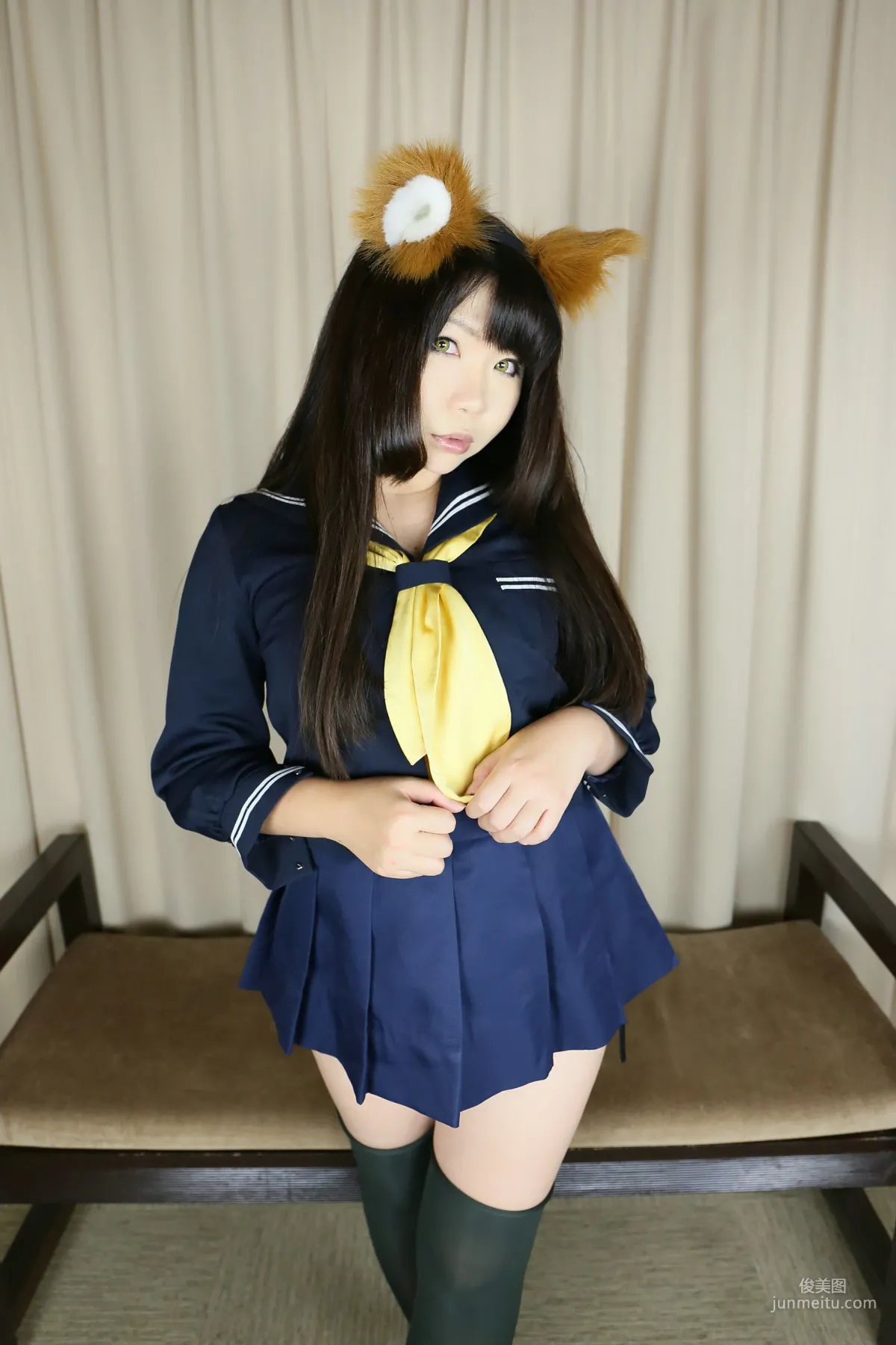 Higurashi Rin and Higurashi Ran, [Fox Club 2nd Generation School Girl] [Cosplay Collection] Photo Set photo 130