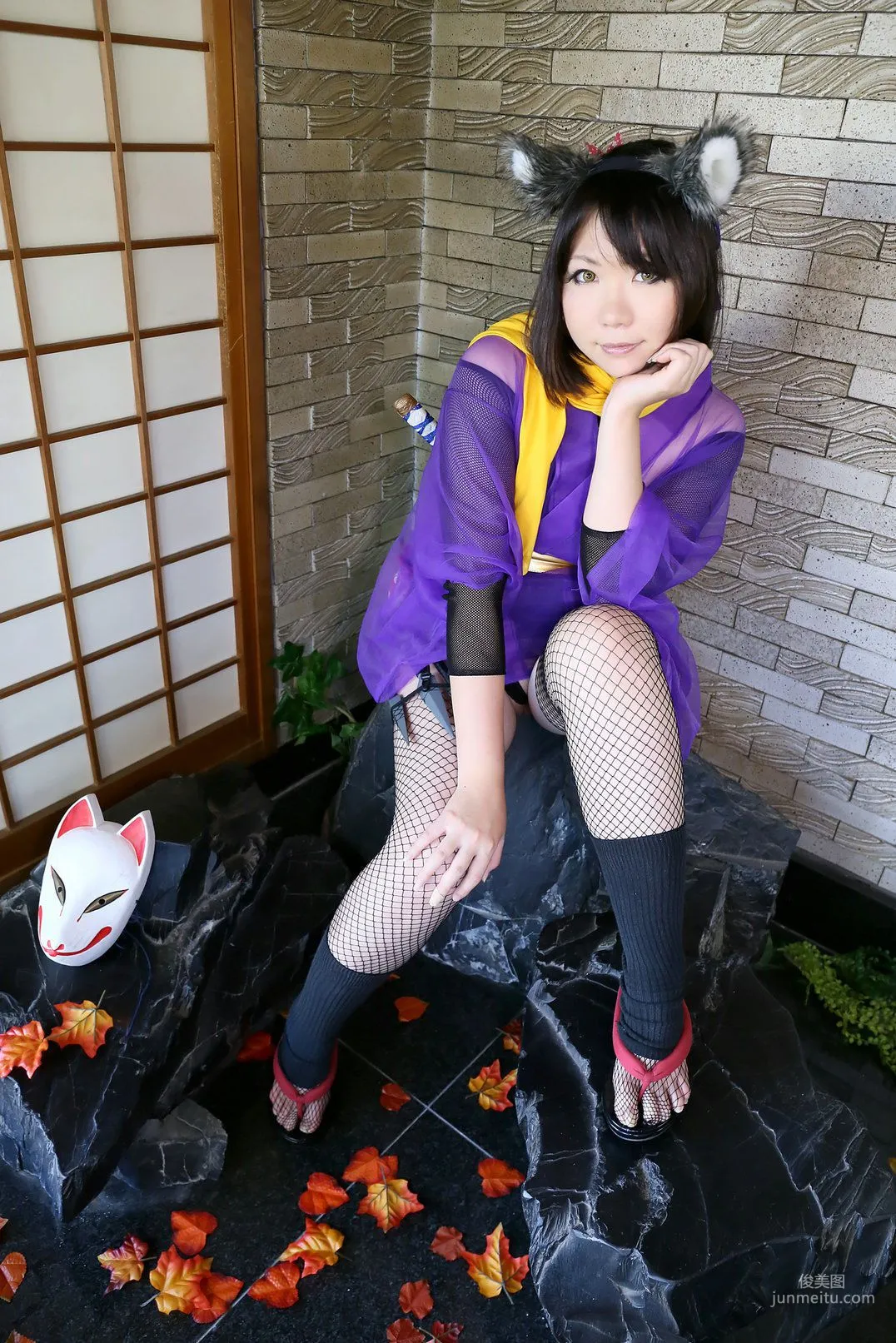 Higurashi Rin [Kitsune Fox Club 1st Generation] Female Ninja [Higurashi Project] Photo Set photo 56