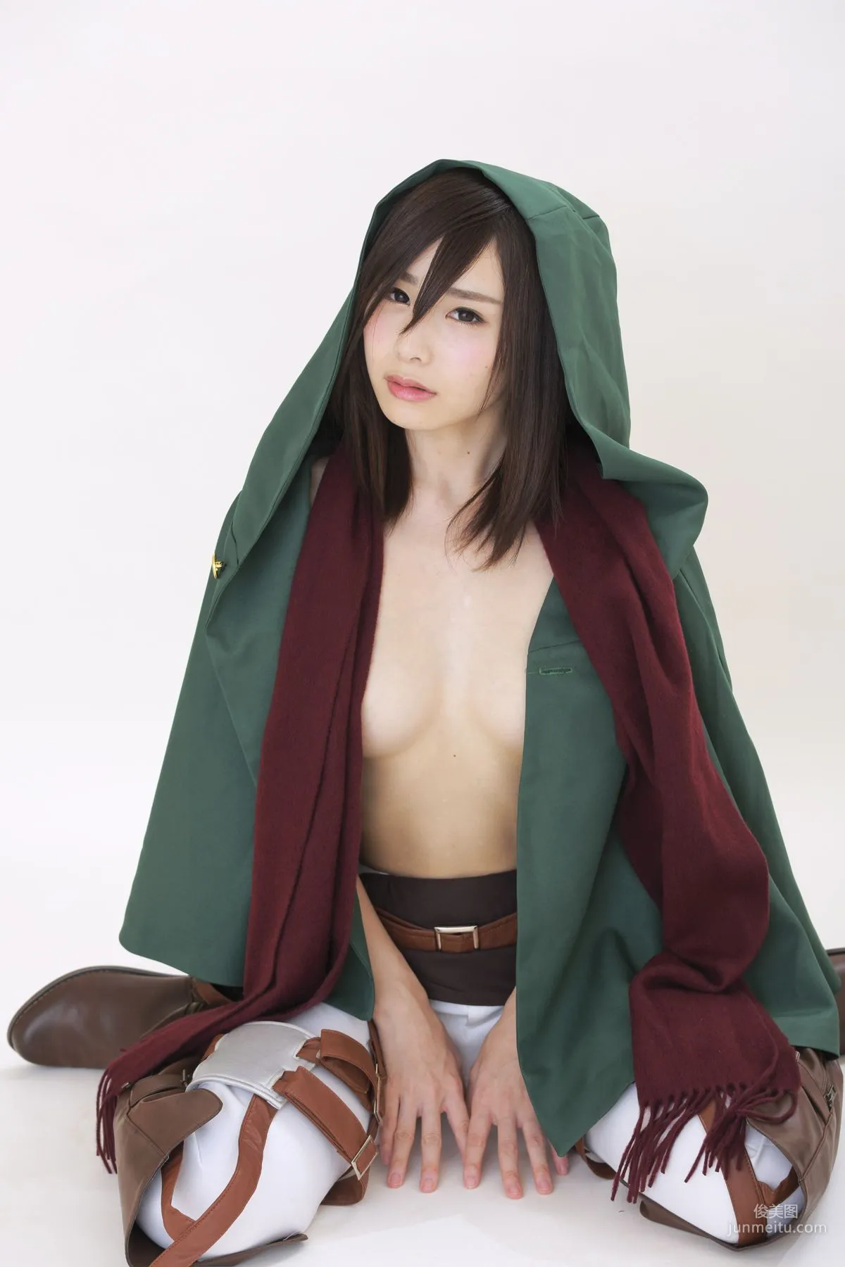 Megumi Aisaka, Bakemonogatari Shinobu Oshino & Attack on Titan Mikasa Ackerman [Fiction of D] Photo Set photo 87