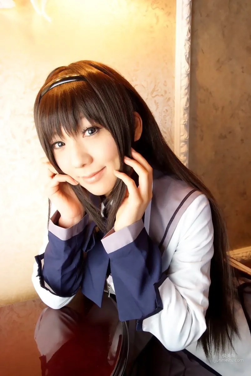 Misaki Hanamura Puella Magi Madoka Magica Akemi Homura [HONEY BUNNY] Photo Set photo 10