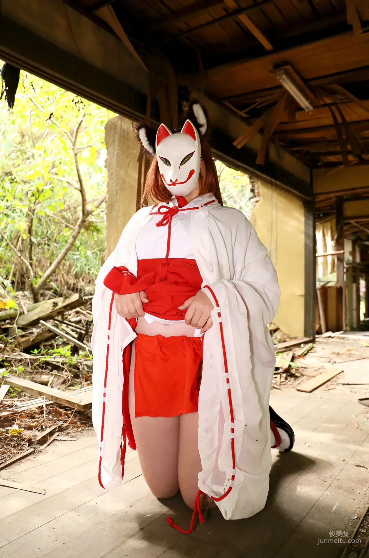 Higurashi Rin [Fox Club 2nd Generation Miko [Higurashi Kikaku] Photo Set photo 14