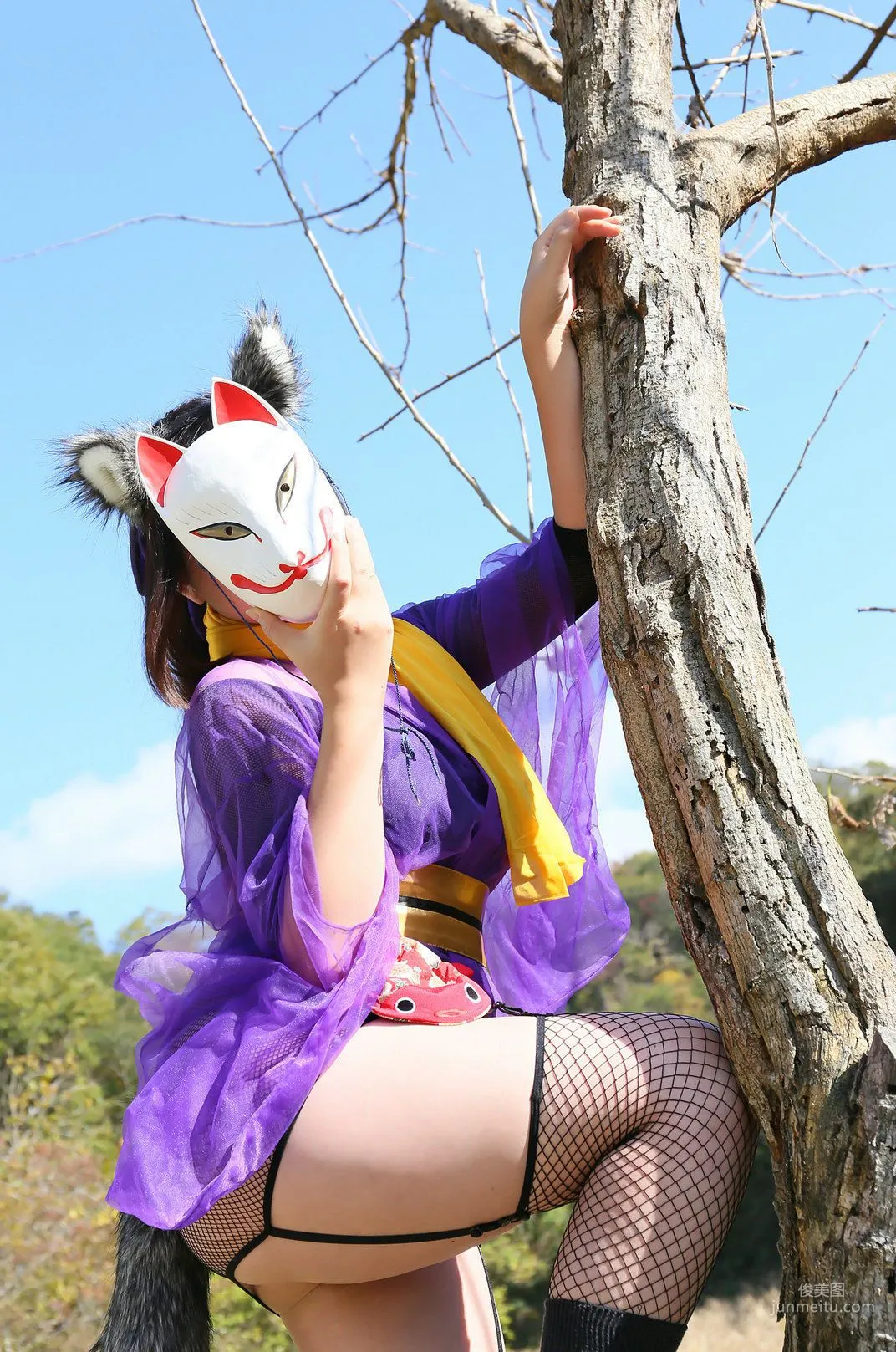 Higurashi Rin [Kitsune Fox Club 1st Generation] Female Ninja [Higurashi Project] Photo Set photo 4