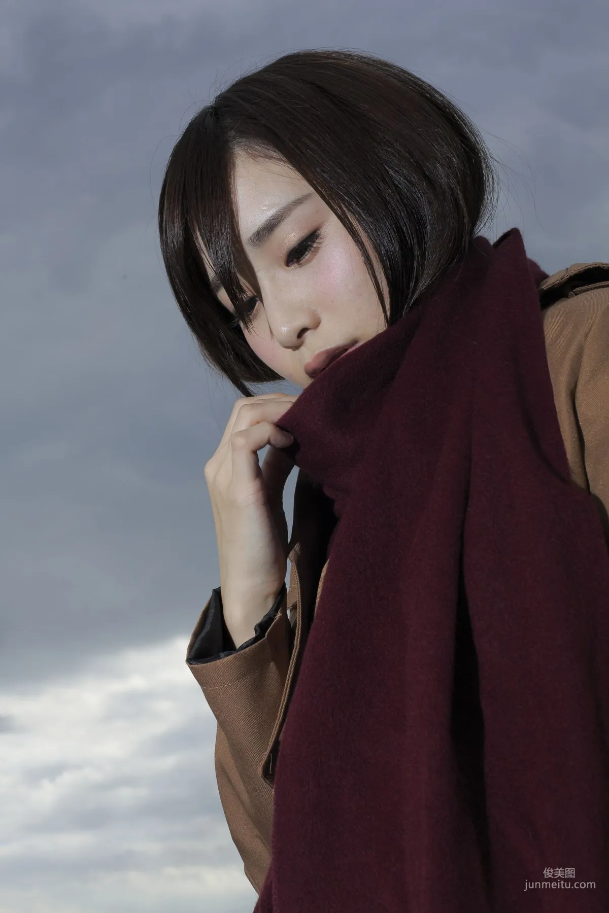 Megumi Aisaka, Bakemonogatari Shinobu Oshino & Attack on Titan Mikasa Ackerman [Fiction of D] Photo Set photo 56