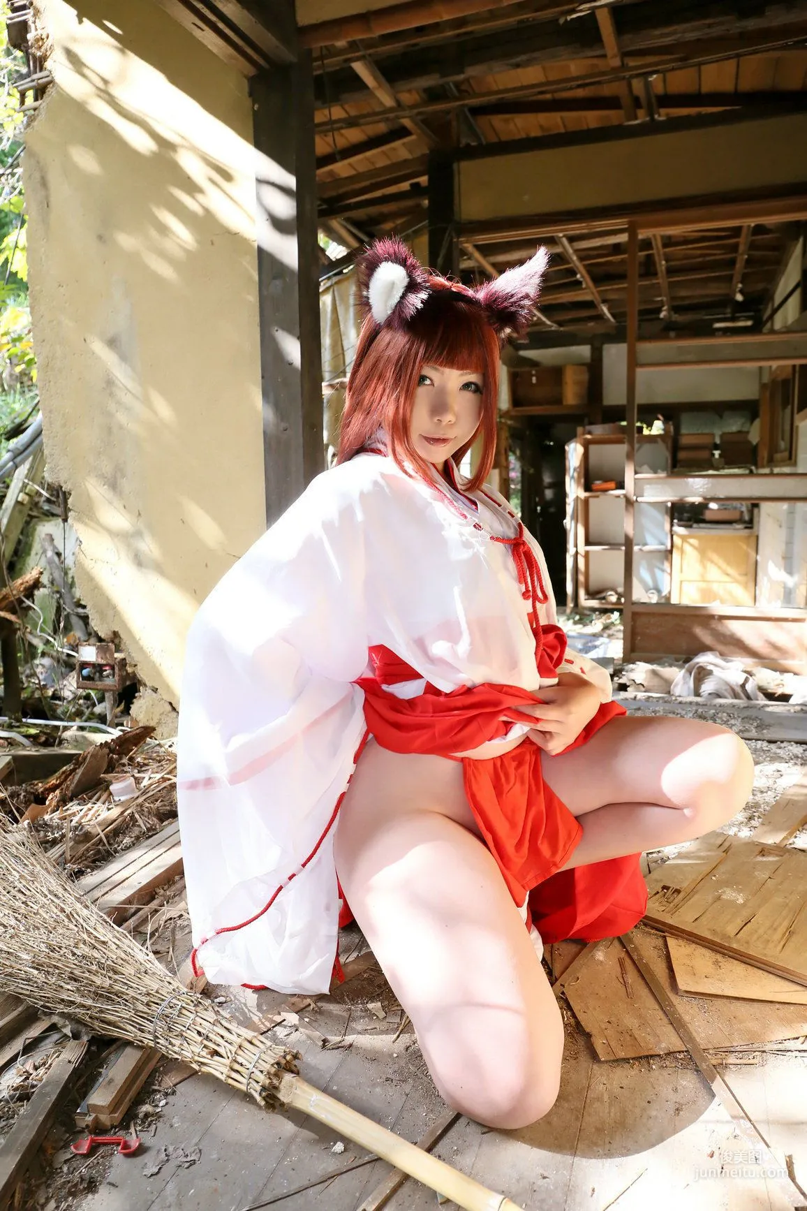 Higurashi Rin [Fox Club 2nd Generation Miko [Higurashi Kikaku] Photo Set photo 46
