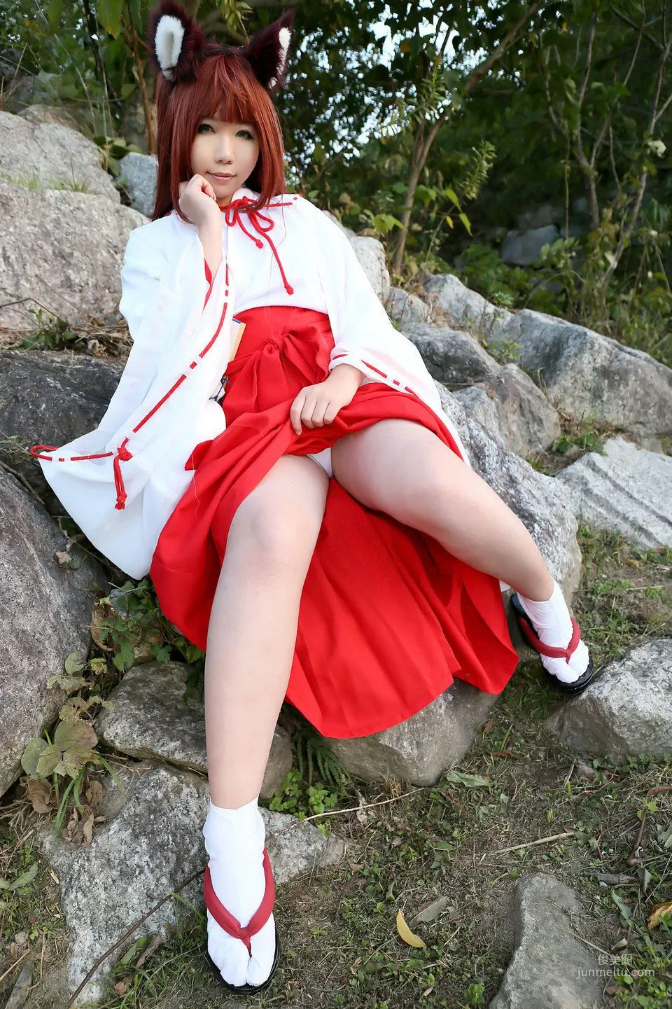 Higurashi Rin [Fox Club 2nd Generation Miko [Higurashi Kikaku] Photo Set photo 75