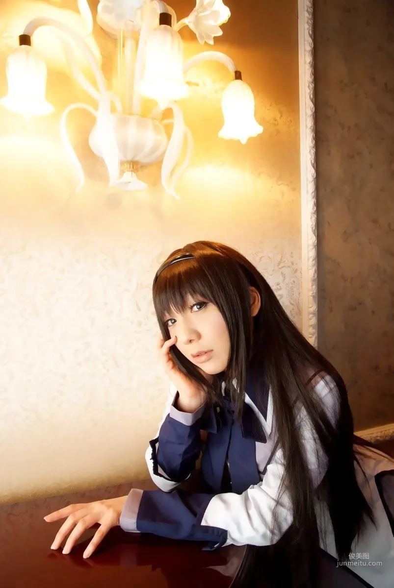 Misaki Hanamura Puella Magi Madoka Magica Akemi Homura [HONEY BUNNY] Photo Set photo 12