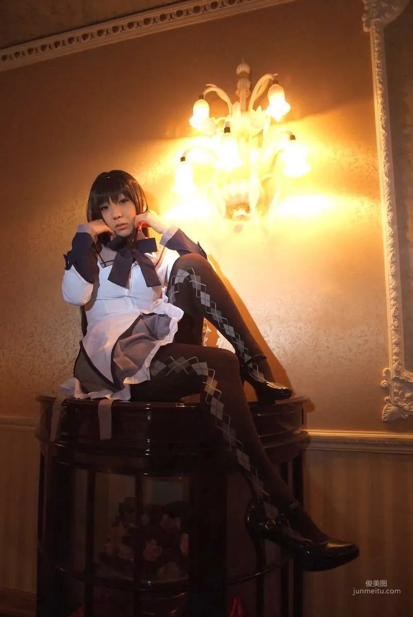 Misaki Hanamura Puella Magi Madoka Magica Akemi Homura [HONEY BUNNY] Photo Set photo 15