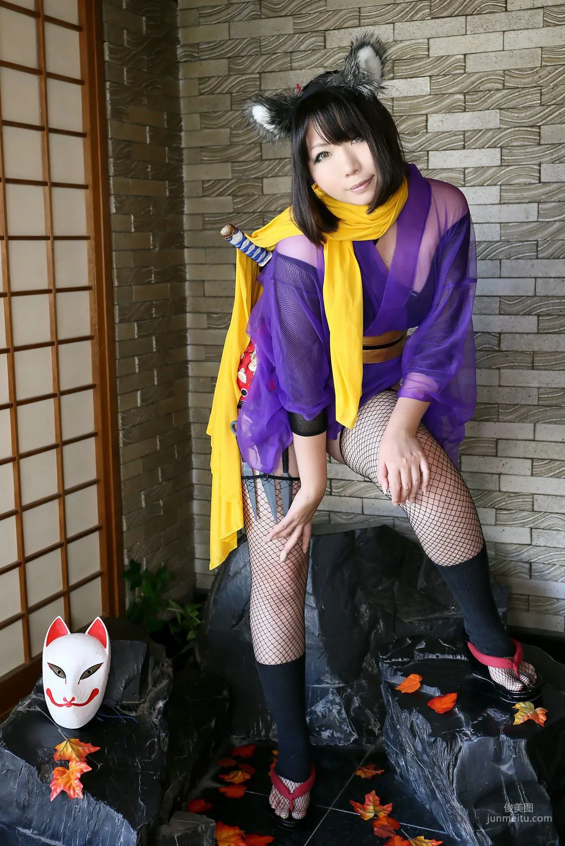 Higurashi Rin [Kitsune Fox Club 1st Generation] Female Ninja [Higurashi Project] Photo Set photo 49