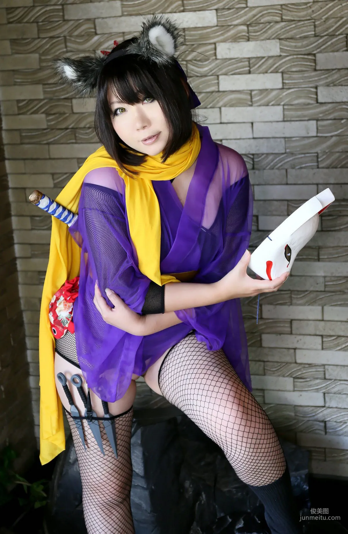 Higurashi Rin [Kitsune Fox Club 1st Generation] Female Ninja [Higurashi Project] Photo Set photo 48