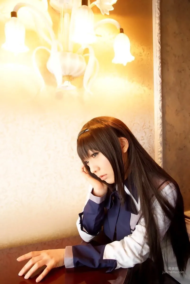 Misaki Hanamura Puella Magi Madoka Magica Akemi Homura [HONEY BUNNY] Photo Set photo 11