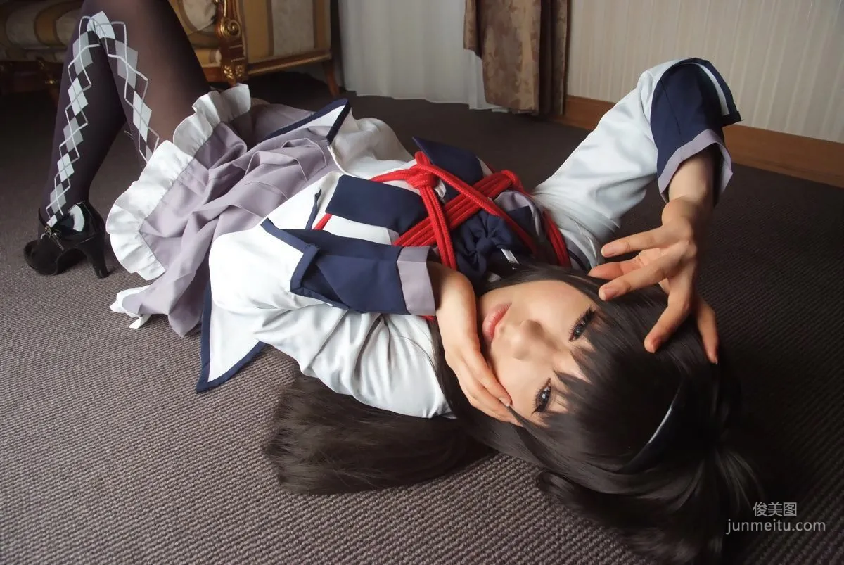 Misaki Hanamura Puella Magi Madoka Magica Akemi Homura [HONEY BUNNY] Photo Set photo 48