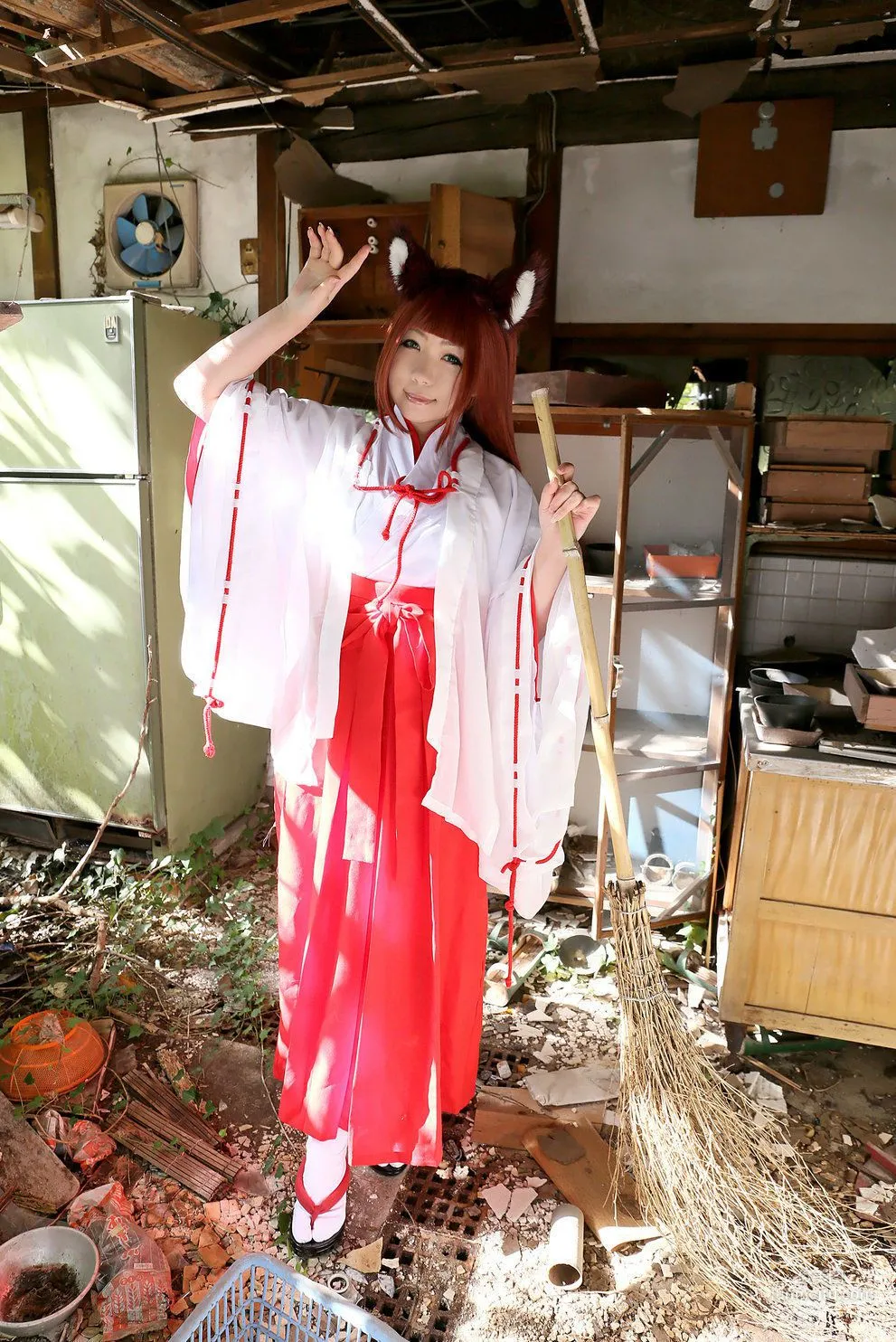 Higurashi Rin [Fox Club 2nd Generation Miko [Higurashi Kikaku] Photo Set photo 47