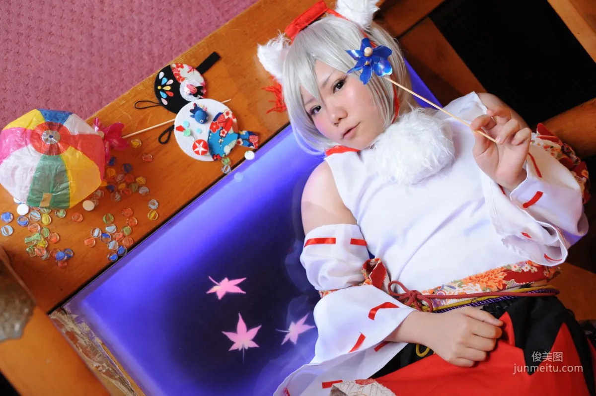兎丘なこ《Touhou Project》Cirno+Inubashiri Momiji [Black★pumpkin] 寫真集 54