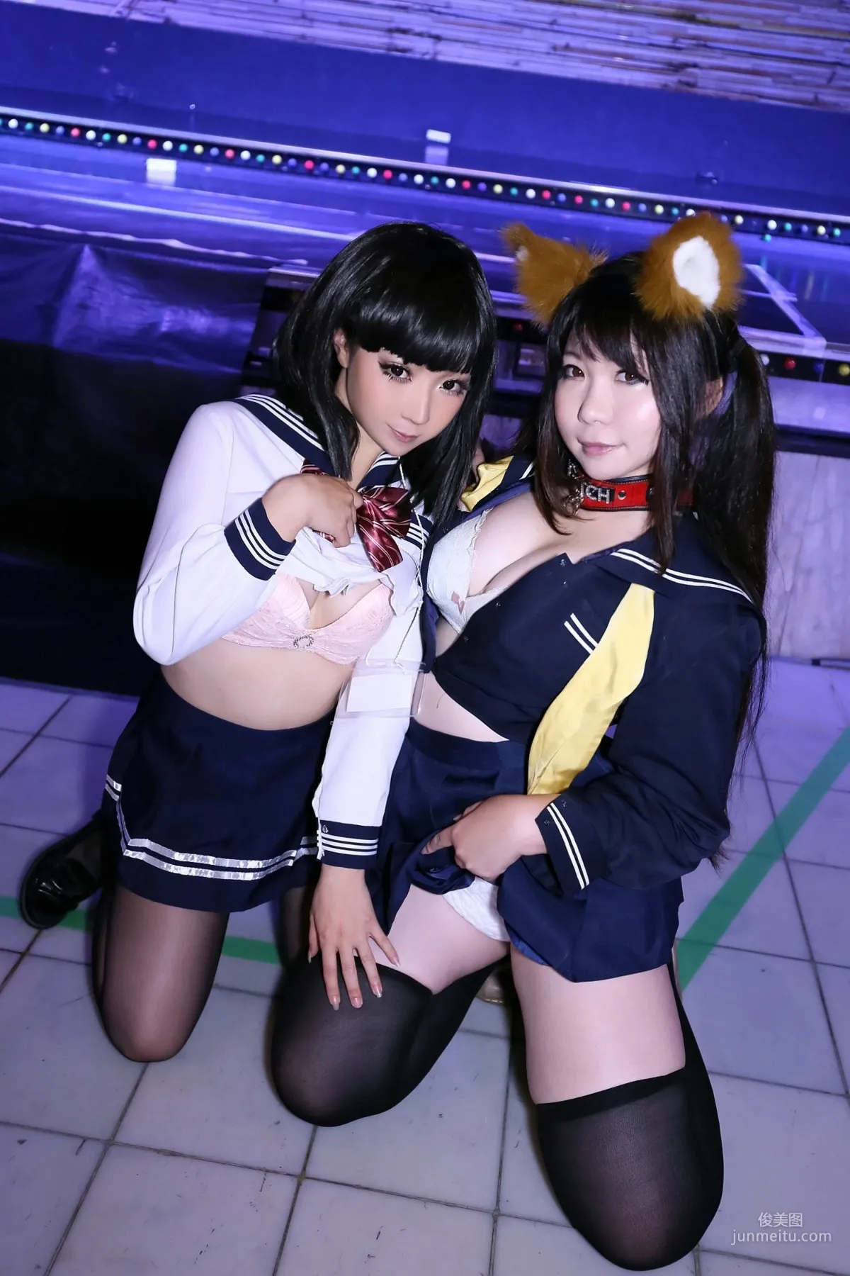 Higurashi Rin and Higurashi Ran, [Fox Club 2nd Generation School Girl] [Cosplay Collection] Photo Set photo 23