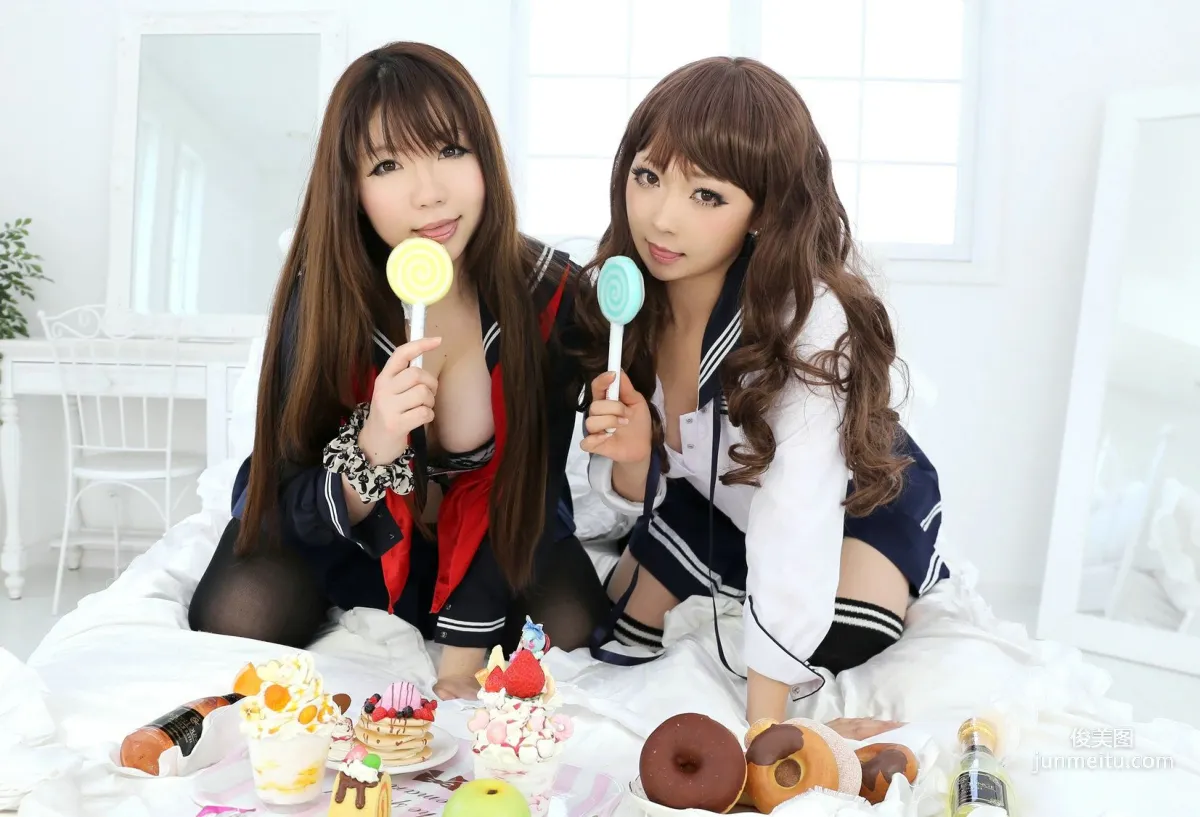 Higurashi Rin & Higurashi Ran [Sailor Osanpo -Shukketsu Dai Service] [Cosplay Collection] Photo Set photo 118