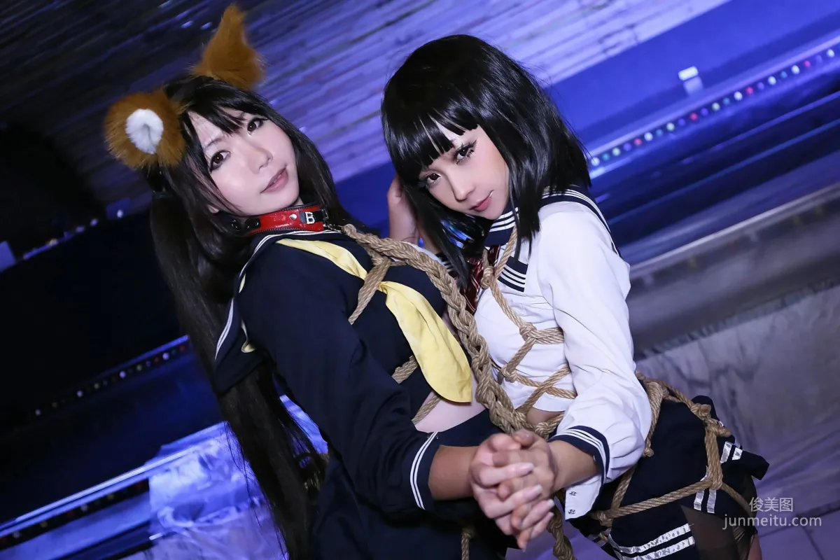 Higurashi Rin and Higurashi Ran, [Fox Club 2nd Generation School Girl] [Cosplay Collection] Photo Set photo 91