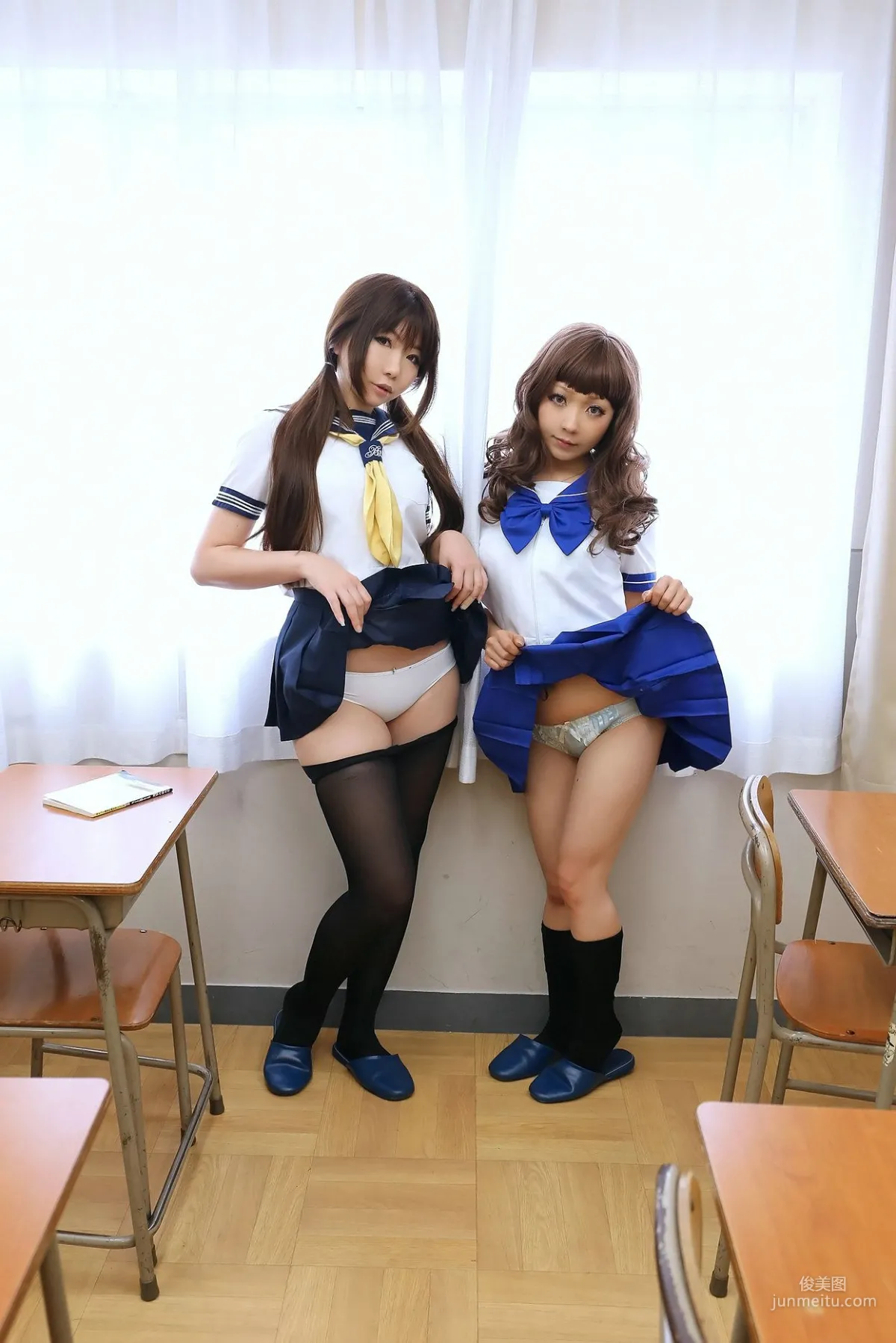 Higurashi Rin & Higurashi Ran [Sailor Osanpo -Shukketsu Dai Service] [Cosplay Collection] Photo Set photo 82