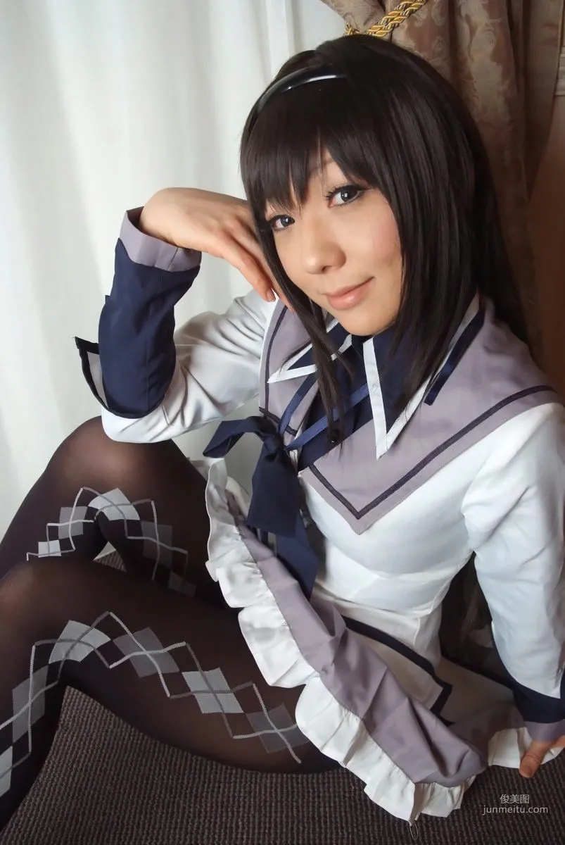Misaki Hanamura Puella Magi Madoka Magica Akemi Homura [HONEY BUNNY] Photo Set photo 33