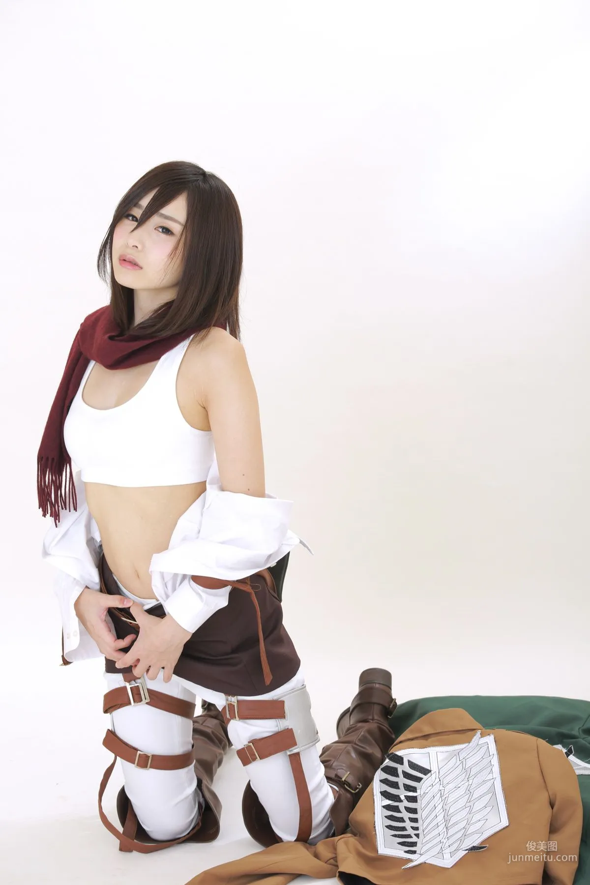Megumi Aisaka, Bakemonogatari Shinobu Oshino & Attack on Titan Mikasa Ackerman [Fiction of D] Photo Set photo 82