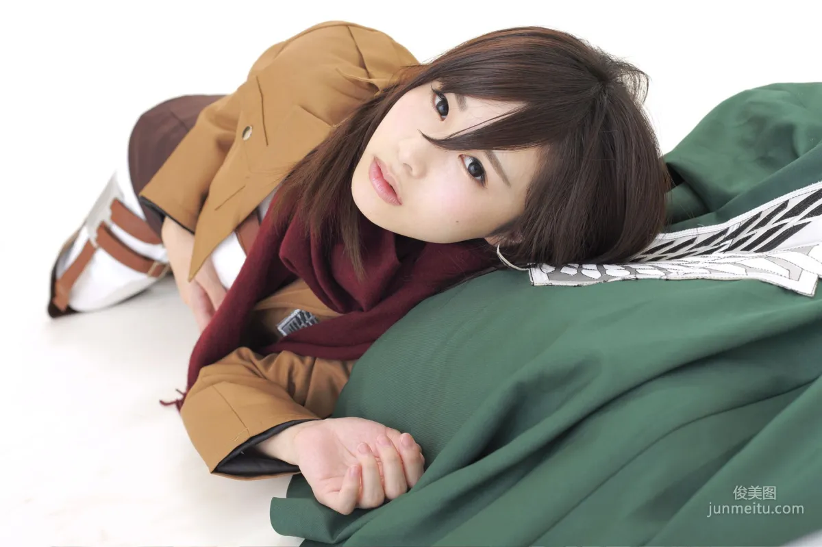 Megumi Aisaka, Bakemonogatari Shinobu Oshino & Attack on Titan Mikasa Ackerman [Fiction of D] Photo Set photo 65