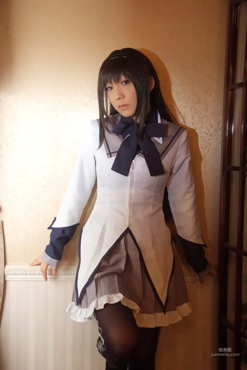 Misaki Hanamura Puella Magi Madoka Magica Akemi Homura [HONEY BUNNY] Photo Set photo 6