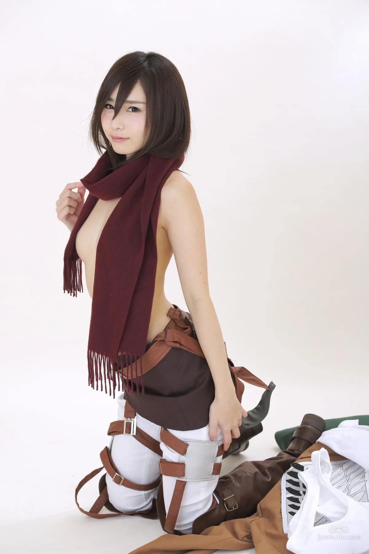 Megumi Aisaka, Bakemonogatari Shinobu Oshino & Attack on Titan Mikasa Ackerman [Fiction of D] Photo Set photo 86