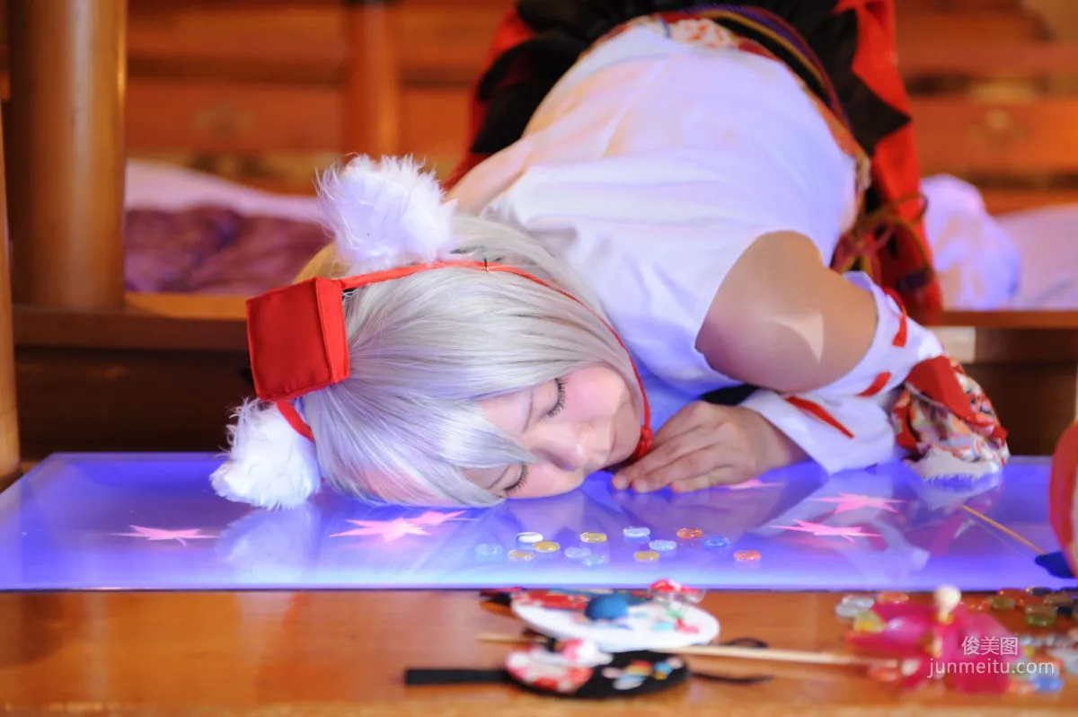 兎丘なこ《Touhou Project》Cirno+Inubashiri Momiji [Black★pumpkin] 寫真集 56