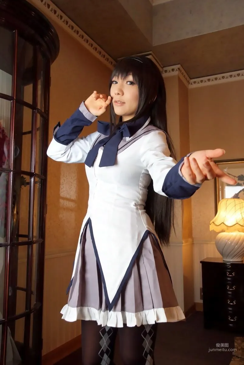 Misaki Hanamura Puella Magi Madoka Magica Akemi Homura [HONEY BUNNY] Photo Set photo 3