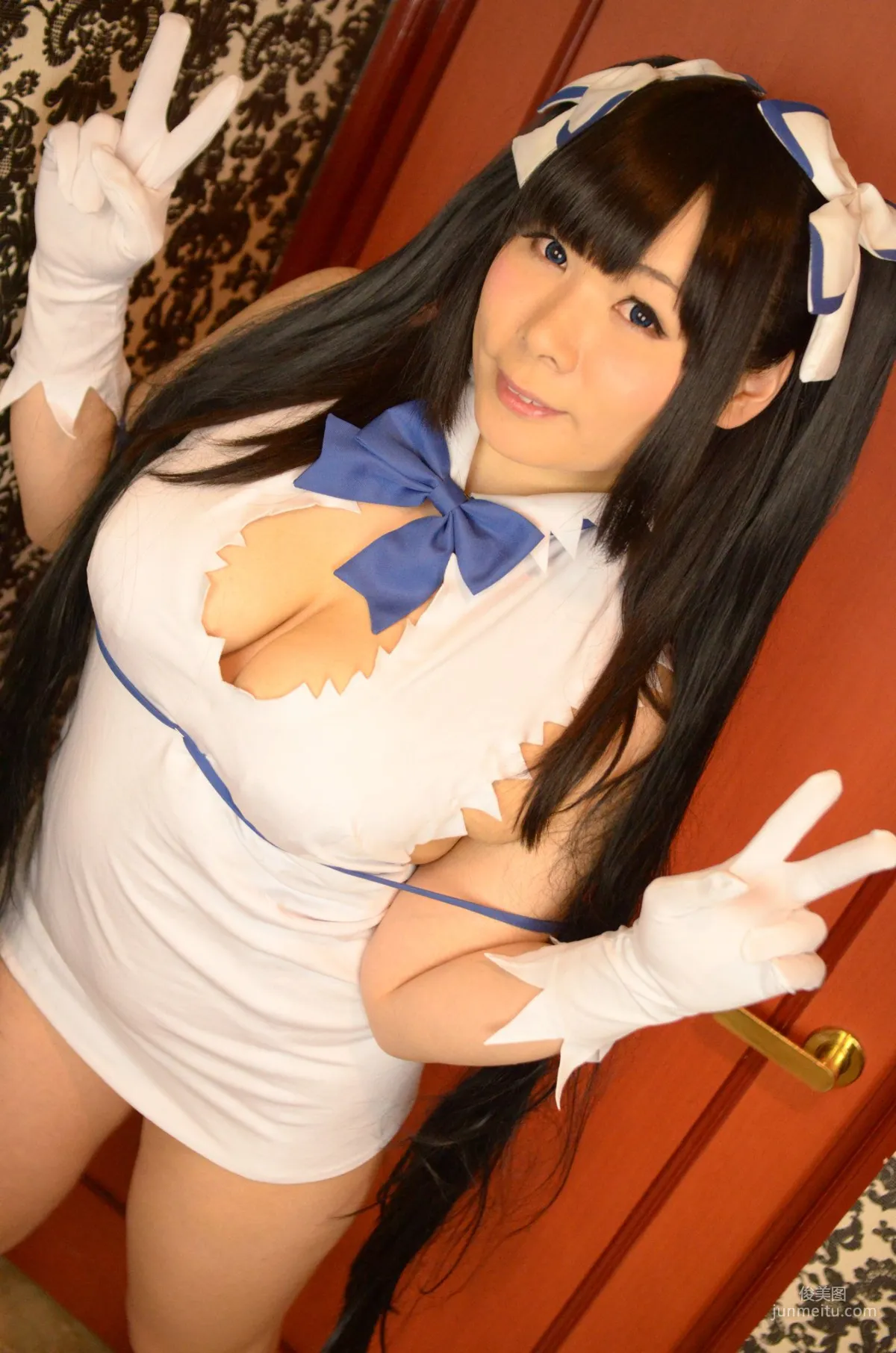 Yui Okada, Is It Wrong to Try to Pick Up Girls in a Dungeon, Hestia, [Cosplay Collection] Photo Set photo 15