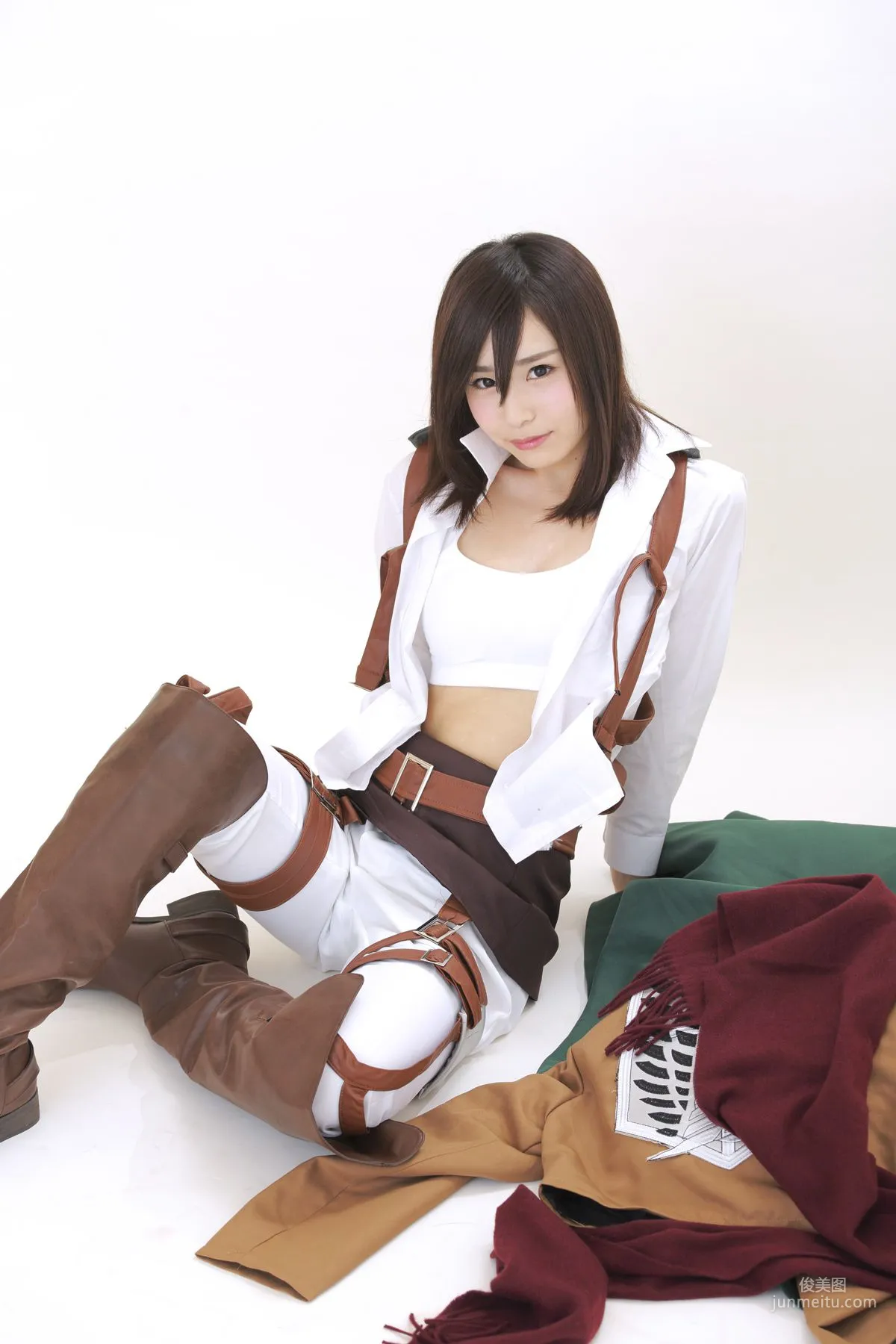 Megumi Aisaka, Bakemonogatari Shinobu Oshino & Attack on Titan Mikasa Ackerman [Fiction of D] Photo Set photo 81