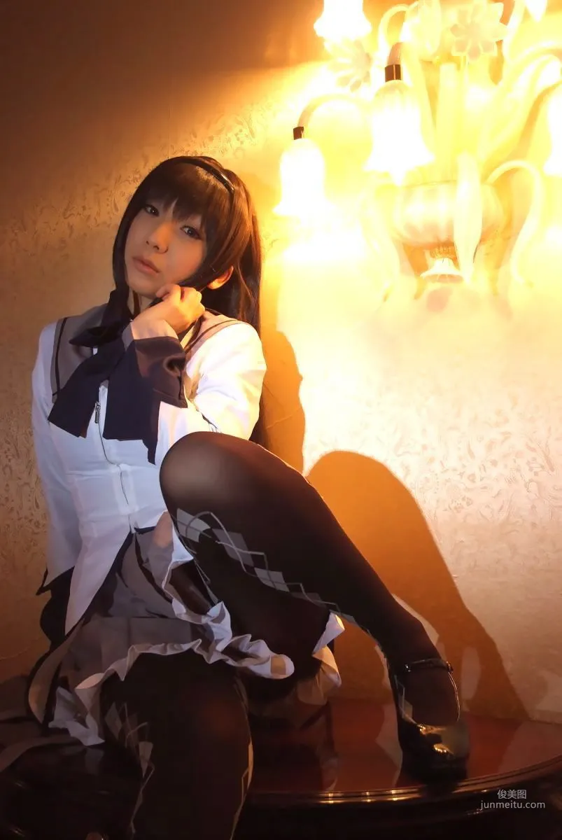Misaki Hanamura Puella Magi Madoka Magica Akemi Homura [HONEY BUNNY] Photo Set photo 16