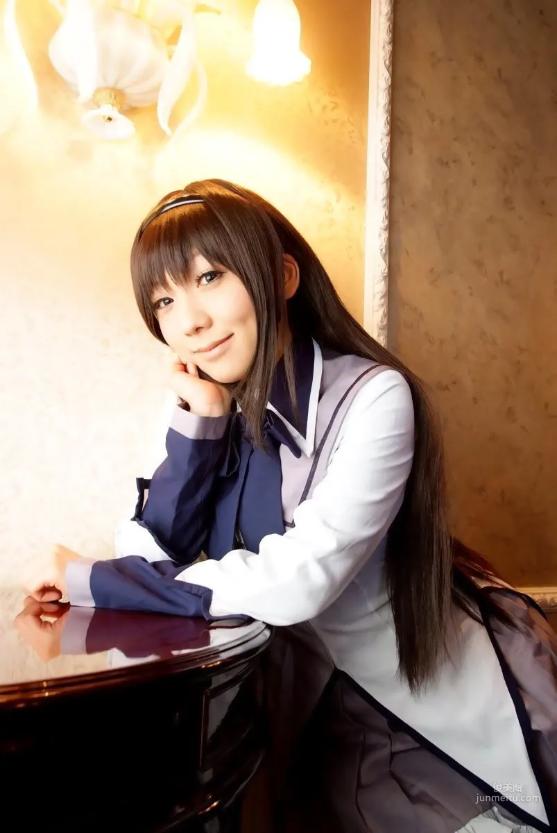 Misaki Hanamura Puella Magi Madoka Magica Akemi Homura [HONEY BUNNY] Photo Set photo 9