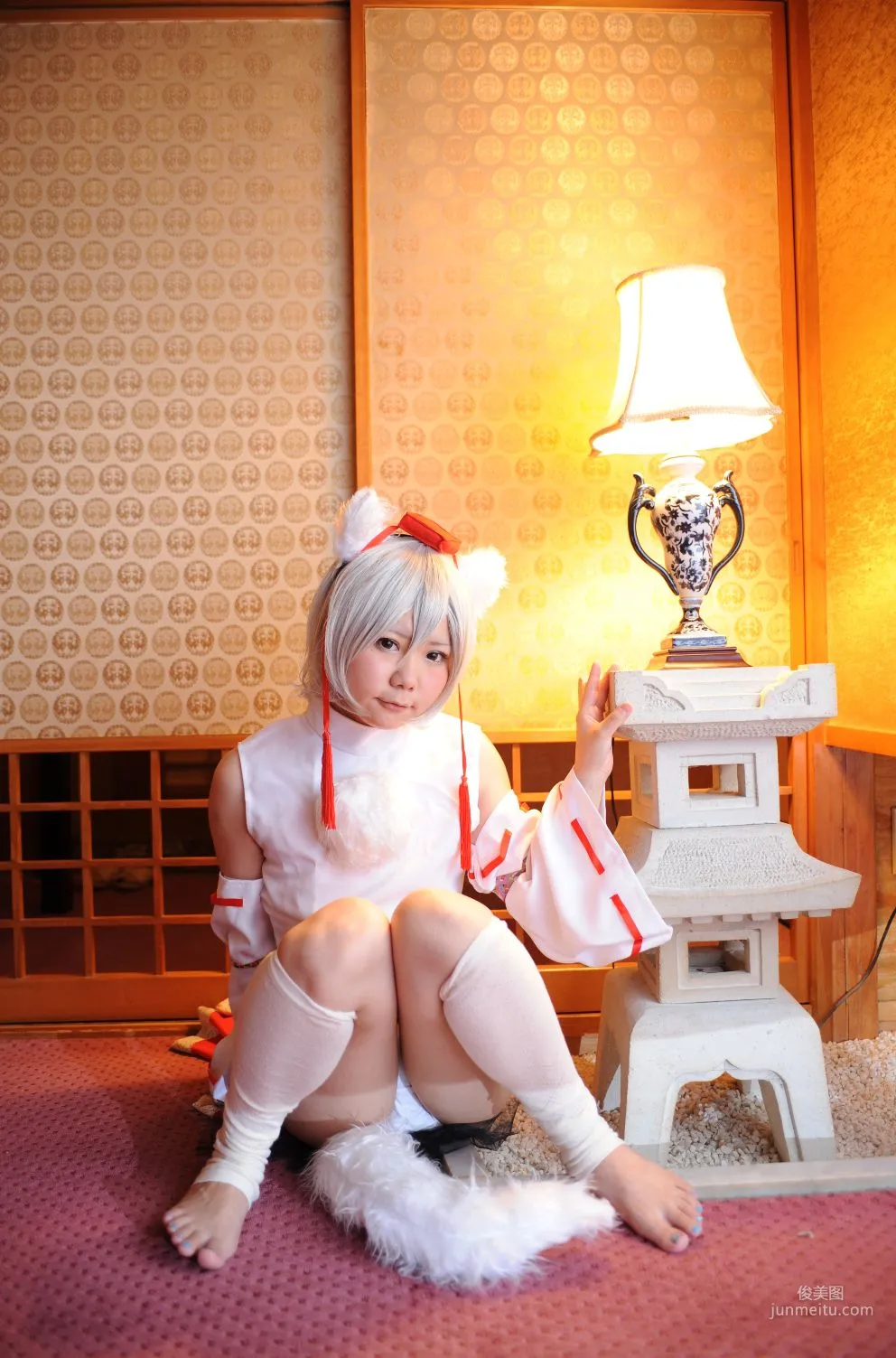 兎丘なこ《Touhou Project》Cirno+Inubashiri Momiji [Black★pumpkin] 寫真集 57