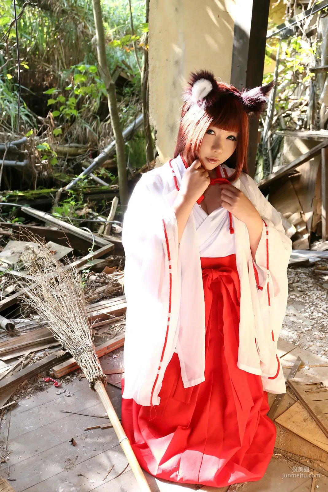 Higurashi Rin [Fox Club 2nd Generation Miko [Higurashi Kikaku] Photo Set photo 45