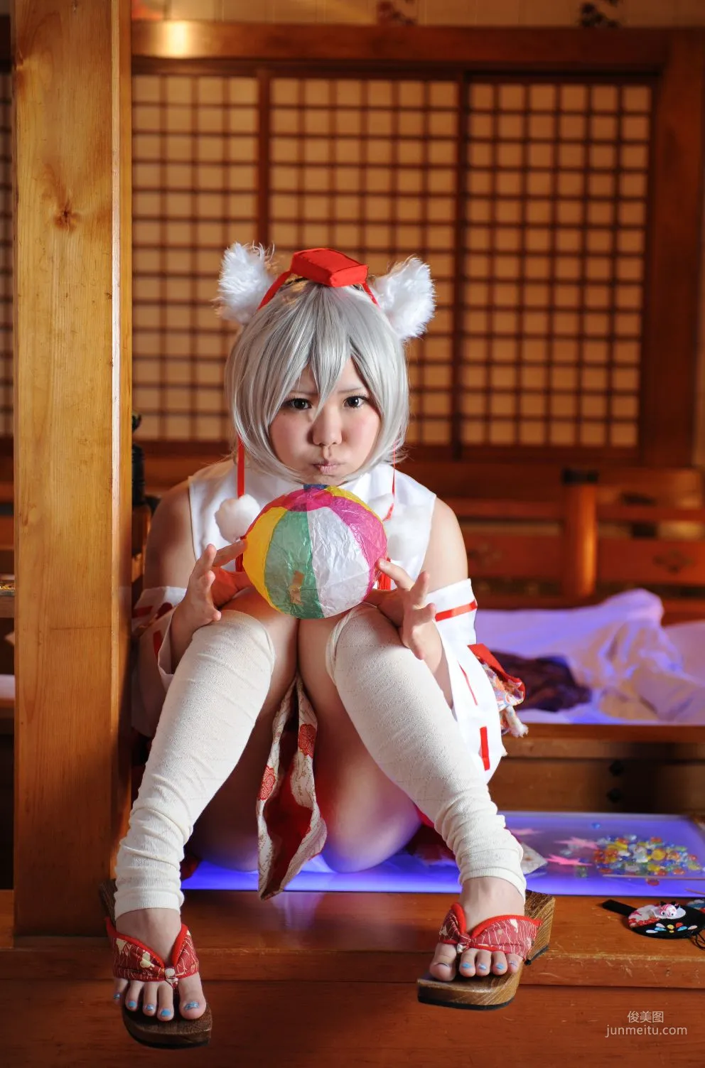 兎丘なこ《Touhou Project》Cirno+Inubashiri Momiji [Black★pumpkin] 寫真集 32