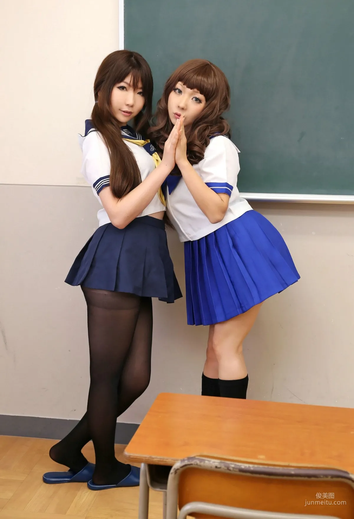 Higurashi Rin & Higurashi Ran [Sailor Osanpo -Shukketsu Dai Service] [Cosplay Collection] Photo Set photo 77