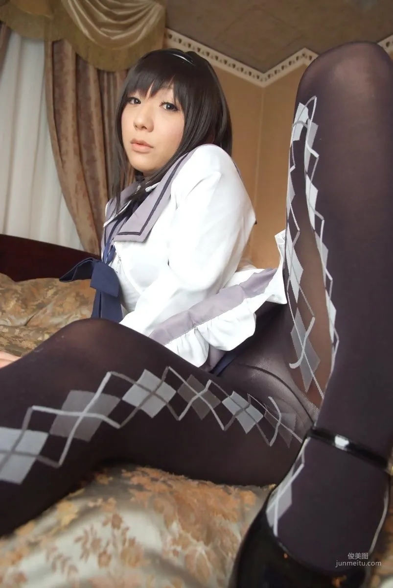 Misaki Hanamura Puella Magi Madoka Magica Akemi Homura [HONEY BUNNY] Photo Set photo 36