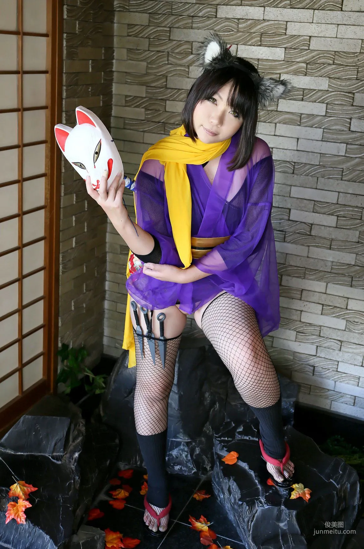 Higurashi Rin [Kitsune Fox Club 1st Generation] Female Ninja [Higurashi Project] Photo Set photo 47