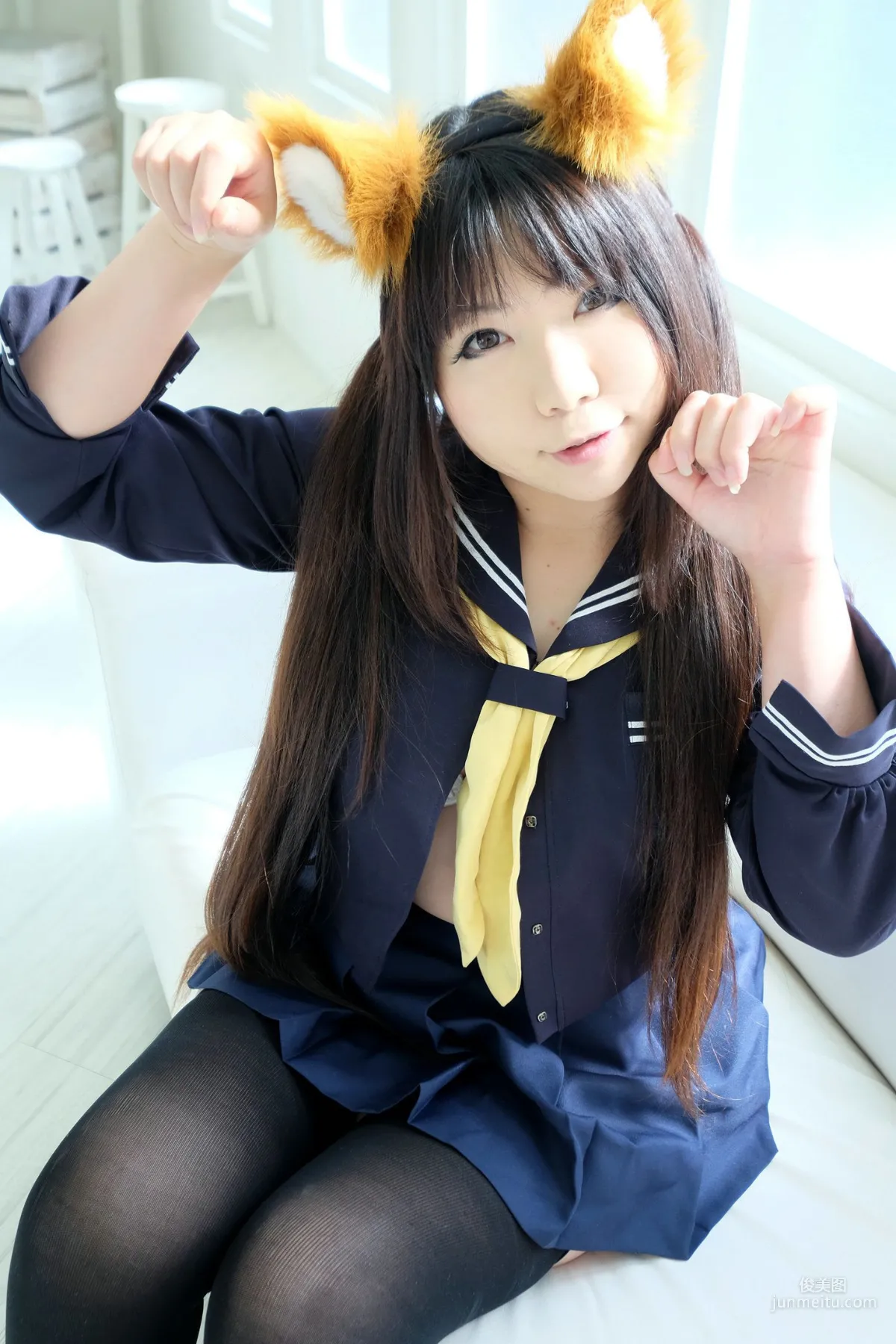 Higurashi Rin and Higurashi Ran, [Fox Club 2nd Generation School Girl] [Cosplay Collection] Photo Set photo 6