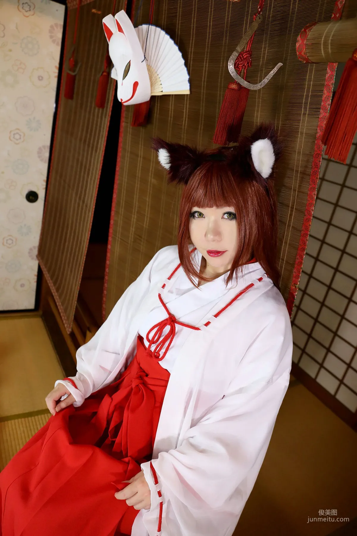 Higurashi Rin [Fox Club 2nd Generation Miko [Higurashi Kikaku] Photo Set photo 85